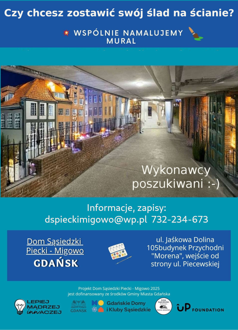 Czy chcesz zostawić swój ślad na ścianie?