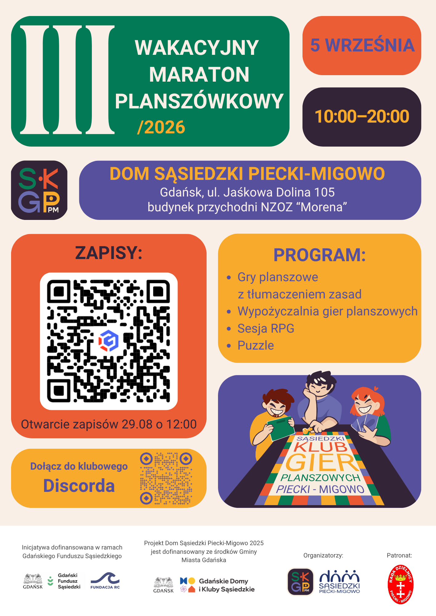 Trzeci Wakacyjny Maraton Planszówkowy 2026