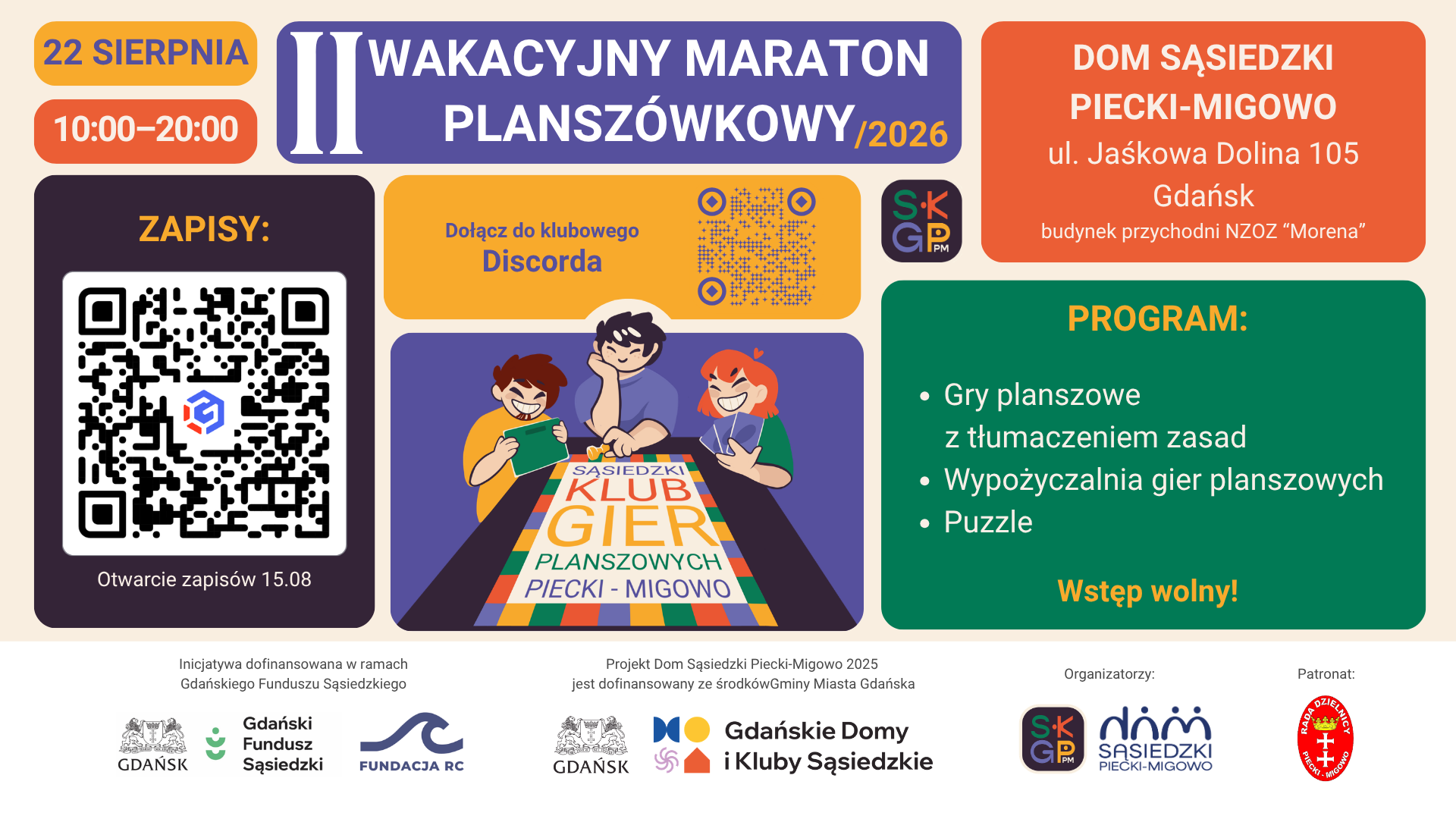 Drugi Wakacyjny Maraton Planszówkowy 2026!