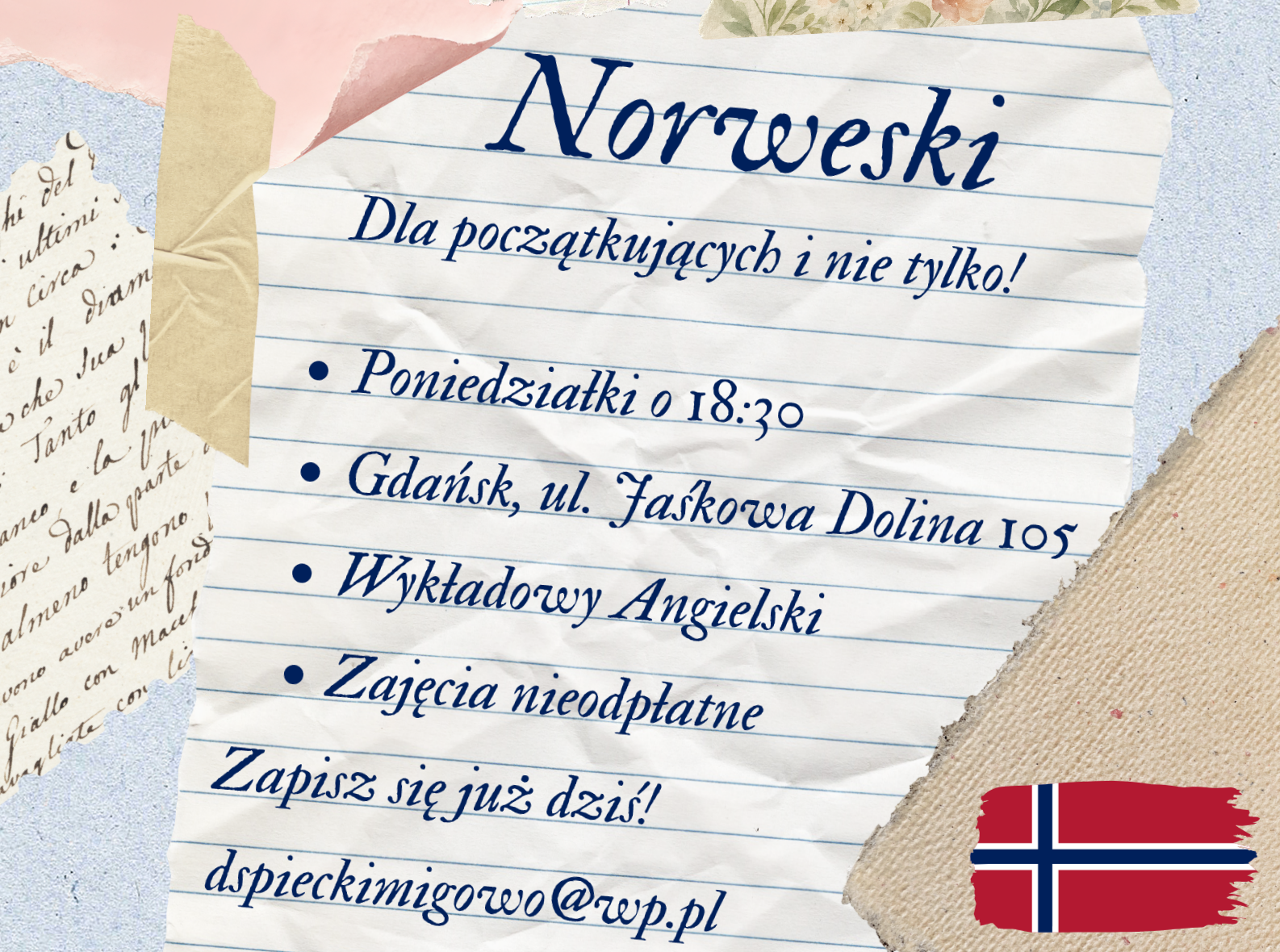Język Norweski powraca!